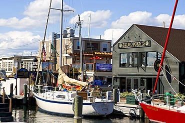 Harbor in Newport, Rhode Island, New England, USA