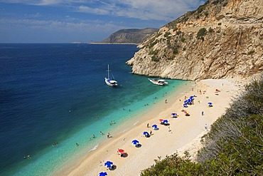 Kaputas beach at Kalkan, south coast, Turkey