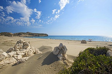 Sandy beach of Patara, south coast, Turkey