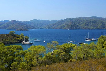 Calis Beach Island, Adlar, 12 island-hopping tour, Fethiye, Turkish Aegean Coast, Turkey