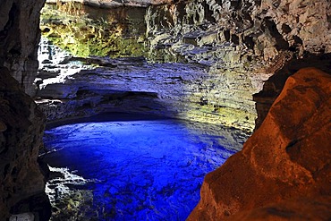 Poco Encantado near Lencois, Chapada Diamantina, Bahia, Brazil, South America