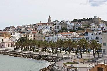 Historic town centre of Vieste, Gargano, Foggia, Apulia, Puglia, Southern Italy, Italy, Europe