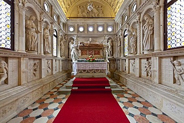 Cathedral of St. Lawrence, Cathedral Square, historic town centre, UNESCO World Heritage Site, Trogir, Split region, Central Dalmatia, Dalmatia, Adriatic coast, Croatia, Europe, PublicGround