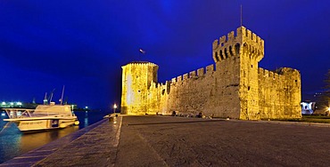 Tvrdjava Kamerlengo Fortress, historic town centre, UNESCO World Heritage Site, Trogir, Split region, Central Dalmatia, Dalmatia, Adriatic coast, Croatia, Europe, PublicGround