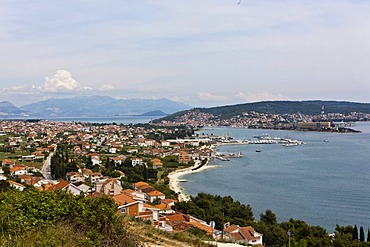 View of Trogir, Split area, central Dalmatia, Dalmatia, Adriatic coast, Croatia, Europe, PublicGround