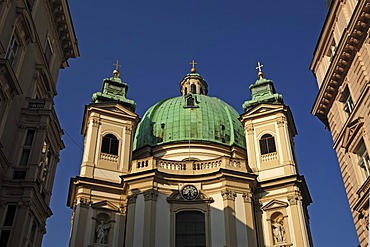 St. Peter's Church, completed 1708, Petersplatz square, Vienna, Austria, Europe