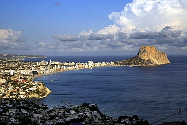 Penon de Ifach, rock, landmark of the Costa Blanca, Calpe, Costa Blanca, Spain, Europe