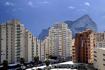 Calpe with the Penon de Ifach, rock, Costa Blanca, Spain, Europe