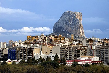 Penon de Ifach, rock, landmark of the Costa Blanca, Calpe, Costa Blanca, Spain, Europe