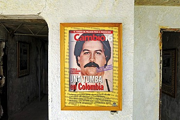 Museum and memorial at the Hacienda Napoles, former estate of drug baron Pablo Escobar, head of the Medellin Cartel, Puerto Triunfo, Antioquia, Colombia, South America