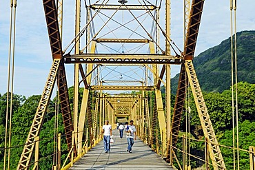 Bridge over the Magdalena river, city of Honda, Colombia, South America, Latin America