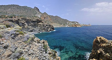 Bay, Panarea Island, Aeolian Islands or Lipari Islands, Sicily, Southern Italy, Italy, Europe