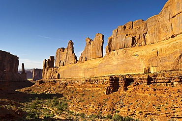 Park Avenue Rock Formation, Arches National Park, Utah, USA