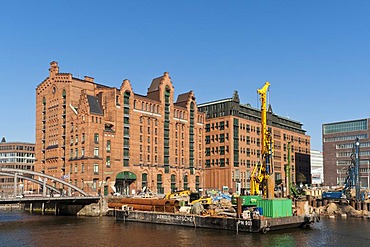 Construction site at the Maritime Museum in Hamburg's HafenCity, Hamburg, Germany, Europe