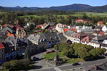 Jablonne v Podjestedi, town at the foot of the Lusatian Mountains, North Bohemia, Bohemia, Czech Republic, Europe