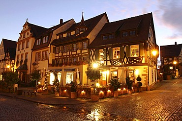 Historic district of Gengenbach in the Black Forest, Baden-Wuerttemberg, Germany, Europe, PublicGround