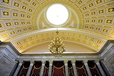 Dome in the National Statuary Hall Collection, United States Capitol, Capitol Hill, Washington DC, District of Columbia, United States of America, USA