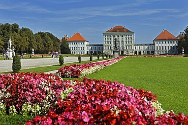 Nymphenburg Palace, Nymphenburg Park in Munich, Bavaria, Germany, Europe