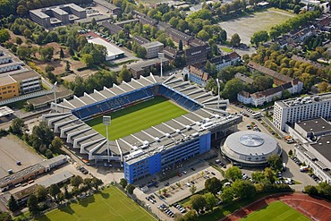 Aerial view, Rewirpowerstadion, Ruhrstadion, stadium of VfL Bochum, Bochum, Ruhr Area, North Rhine-Westphalia, Germany, Europe