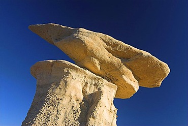 A hoodoo in Bisti Wilderness, De-Na-Zin Wilderness, San Juan County, New Mexico, USA