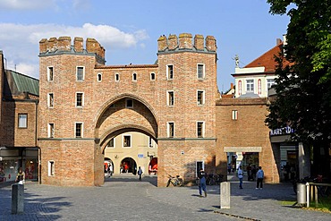 Laendtor Gate, Landshut, Lower Bavaria, Bavaria, Germany, Europe