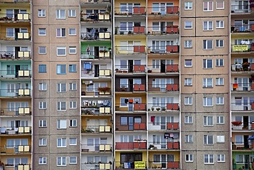 Apartment building, seaside resort of Swinoujscie, Usedom Island, West Pomerania, Poland, Europe, PublicGround