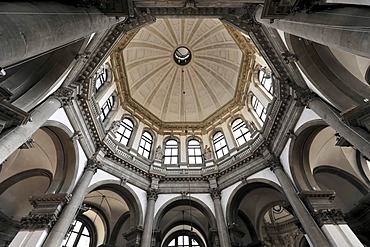 Interior view of the Chiesa Santa Maria della Salute church, Venice, Veneto, Italy, Europe