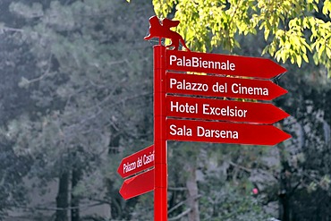 Signpost, Biennale di Venezia 2011, Venice, Veneto, Italy, Europe