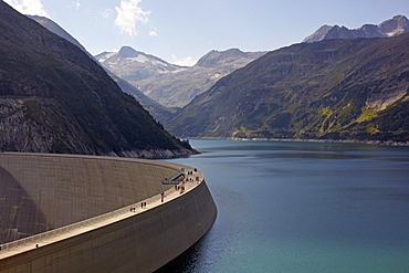 Koelnbreinsperre, reservoir, Austria's tallest concrete dam, Carinthia, Austria, Europe