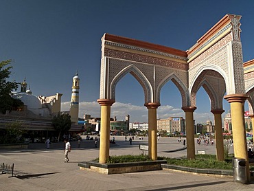 Oasis Kashgar, the capital of Uigur culture, Xinjiang, China, Asia