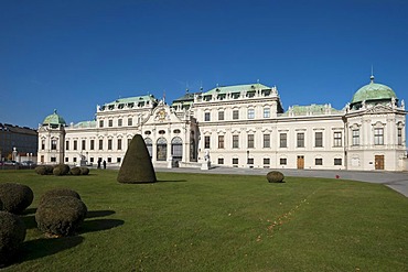 Schloss Belvedere Palace, Vienna, Austria, Europe