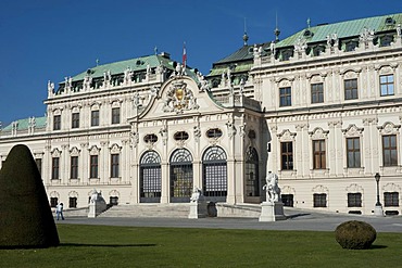 Schloss Belvedere Palace, Vienna, Austria, Europe