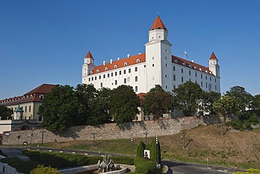 Bratislava Castle, Bratislava, Slovakia, Europe, PublicGround