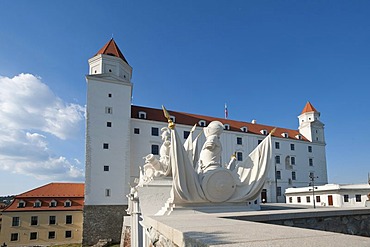 Bratislava Castle, Bratislava, Slovakia, Europe, PublicGround