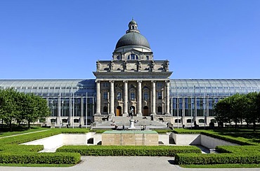 Bayerische Staatskanzlei, Bavarian State Chancellery, Hofgarten garden, Munich, Bavaria, Germany, Europe