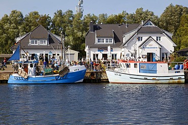 Vitte Harbour, Hiddensee, Mecklenburg-Vorpommern, Germany, Europe