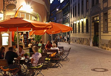 Wirtshaus zum Domreiter, tavern, Obere Sandstrasse, a street in Bamberg, Upper Franconia, Franconia, Bavaria, Germany, Europe, PublicGround