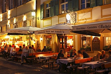 Kachelofen restaurant, Bamberg, Upper Franconia, Franconia, Bavaria, Germany, Europe, PublicGround