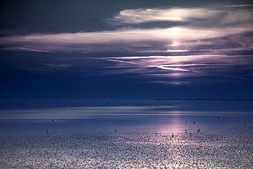 Sunset at Sea, North Sea coast, Germany, Europe