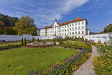 Prelate Garden, Schaeftlarn Abbey, Upper Bavaria, Bavaria, Germany, Europe