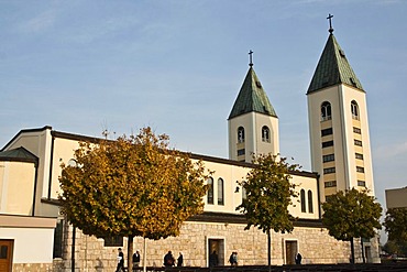 Church, sanctuary in Medjugorje, Bosnia and Herzegovina, Europe