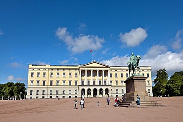 The Royal Palace, Oslo, South Norway, Norway, Scandinavia, Europe