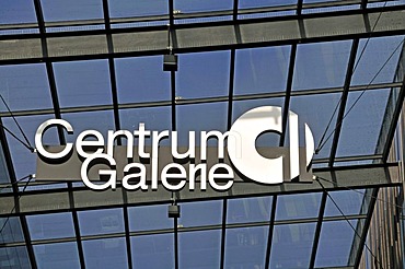 Centrum Galerie shopping mall, Dresden, Saxony, Germany, Europe, PublicGround