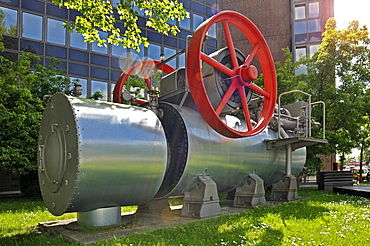 Locomobile boiler by the company Wolf in Magdeburg, about 85 hp, Munich, Bavaria, Germany, Europe