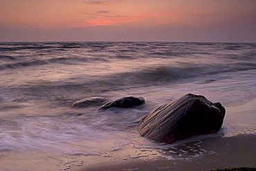 Dawn at the Baltic Sea, Ruegen, Mecklenburg-Western Pomerania, Germany, Europe