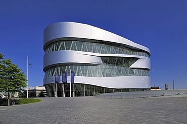 Mercedes-Benz Museum, Stuttgart, Baden-Wuerttemberg, Germany, Europe