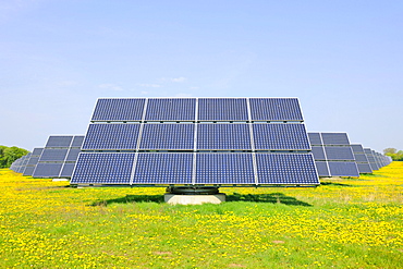 Solar Park, outdoor photovoltaic plant, solar modules, solar power plant