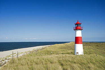 List-Ost Lighthouse, Sylt island, Schleswig-Holstein, Germany, Europe