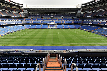 Estadio Santiago Bernabeu soccer stadium of the Spanish football club Real Madrid, 80, 354 seats, Madrid, Spain, Europe