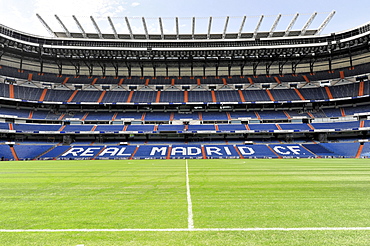 West stand, Estadio Santiago Bernabeu soccer stadium of the Spanish football club Real Madrid, 80, 354 seats, Madrid, Spain, Europe